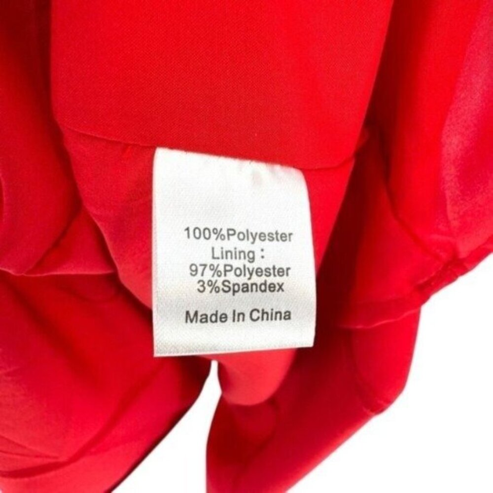 Tuckernuck One-Shoulder Red Midi Dress - Picture 9 of 9